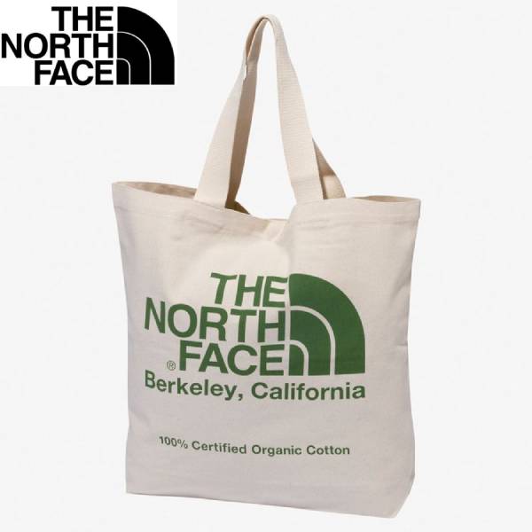 【全品ポイント5倍+3%OFFクーポン】ノースフェイス THE NORTH FACE オーガニックコットントート メンズ レディース ORGANIC C TOTE NM82385-NG