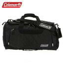 【全品ポイント2倍+300円OFFクーポン】Coleman コールマン ボストンバッグ MD 合宿 遠征 バッグ 大容量 50L メンズ レディース BK ブラック(4)