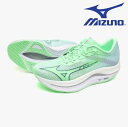【全品ポイント3倍+最大2000円OFFクーポン】ミズノ MIZUNO ランニングシューズ メンズ ウエーブリベリオンフラッシュ2 J1GC243581(4)