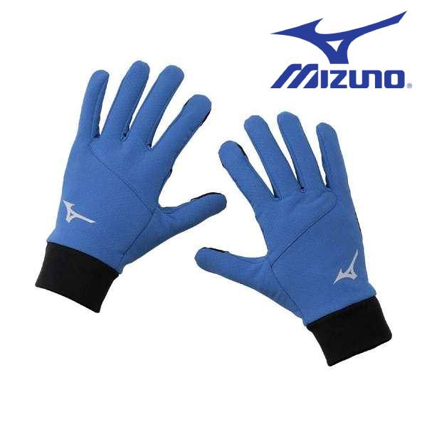 【全品ポイント3倍+最大1000円OFFクーポン】ミズノ MIZUNO ストレッチ 防風 発熱素材 テックシールド ブレスサーモ手袋 タッチパネル対応 32JYB605 23