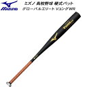 【スグに使える全品10%OFFクーポン】ミズノ MIZUNO 野球 高校野球 硬式バット 一般 硬式用 グローバルエリート VコングWR 金属製 2024年春新基準対応 1CJMH13084