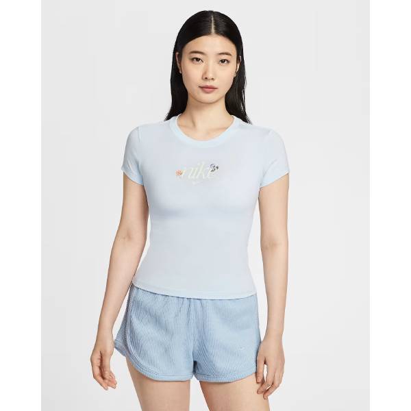 【全品ポイント3倍+最大2000円OFFクーポン】ナイキ NIKE レディース スポーツウェア チル ニット スリムフィット Tシャツ HF9723 423