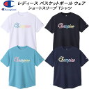 チャンピオン Champion レディース バスケットボール 半袖Tシャツ ショートスリーブTシャツ グラフィックロゴ CW-CB328