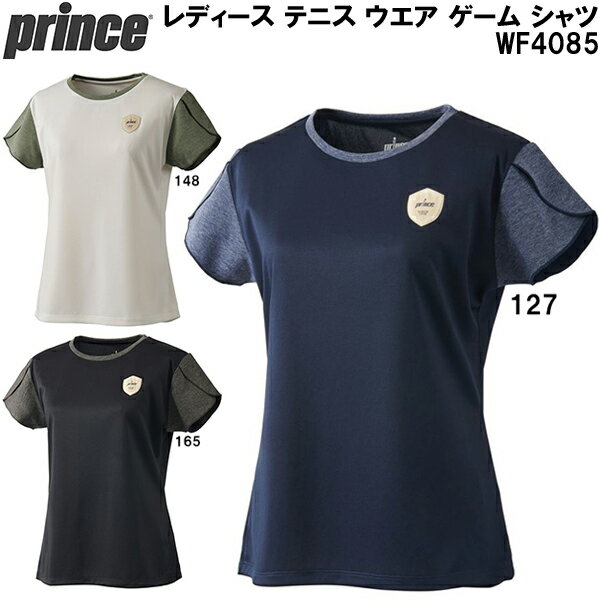 【全品ポイント5倍+3％OFFクーポン】プリンス prince レディース テニス ウエア ゲーム シャツ WF4085