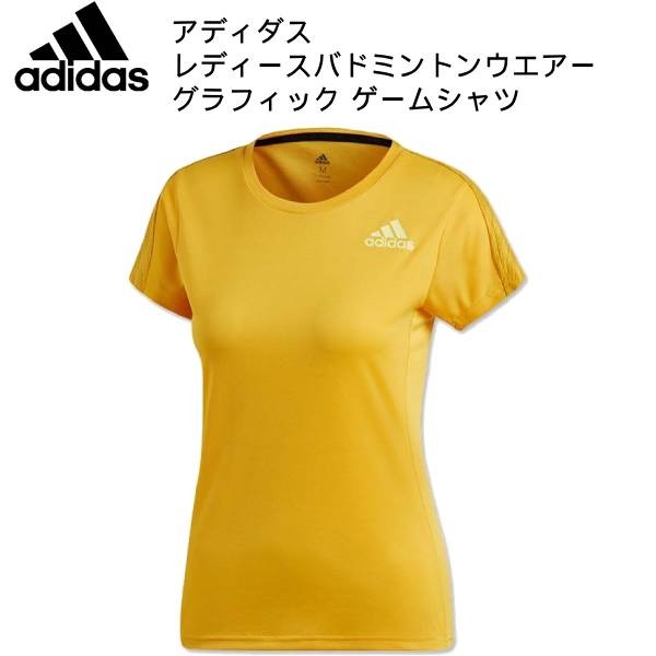 【全品ポイント3倍+最大700円OFFクーポン】アディダス adidas レディース バドミントンウエアー グラフィックTシャツ DX0058