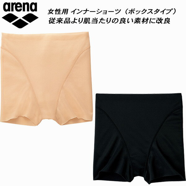 【全品ポイント3倍+3%OFFクーポン】アリーナ arena レディース インナーショーツ（ボックスタイプ） ARN-4421 1