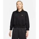 【全品ポイント2倍+8%OFFクーポン】ナイキ NIKE レディース スポーツウェア オーバーサイズド クロップ フリース ポロ スウェットシャツ FD0895 010(4)