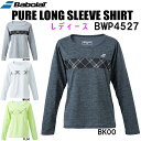 ySi|Cg3{+Ώۏi10OFFzo{ BabolaT fB[X ejX EGA sA OX[u Vc PURE LONG SLEEVE SHIRT BWP4527