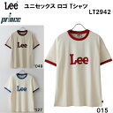 【全品ポイント3倍 最大600円OFFクーポン】プリンス Lee prince collaboration テニス カジュアル メンズ レディース ロゴ Tシャツ LT2942