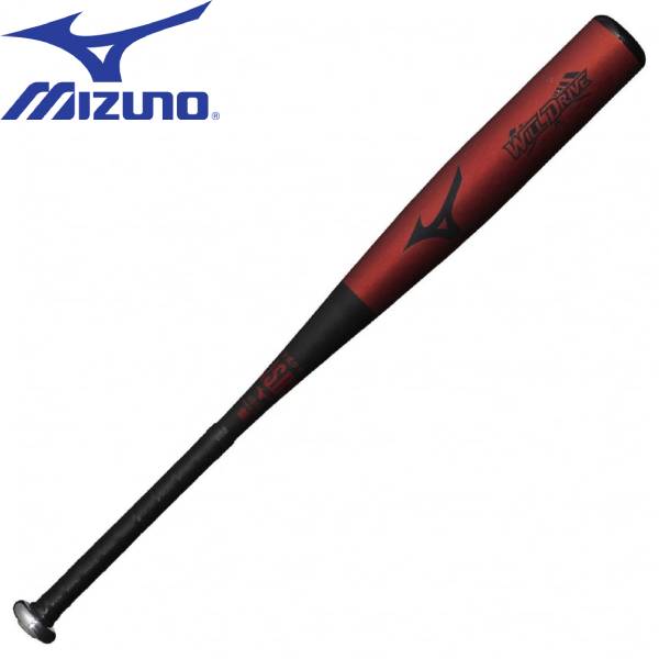 ミズノ MIZUNO 野球 少年軟式用 金属製バット ジュニア ウィルドライブ レッド 78cm 1CJMY16978 6209