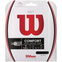 【全品ポイント3倍+最大1000円OFFクーポン】ウイルソン Wilson 硬式 テニス ガット ストリング NXT 17 BLACK