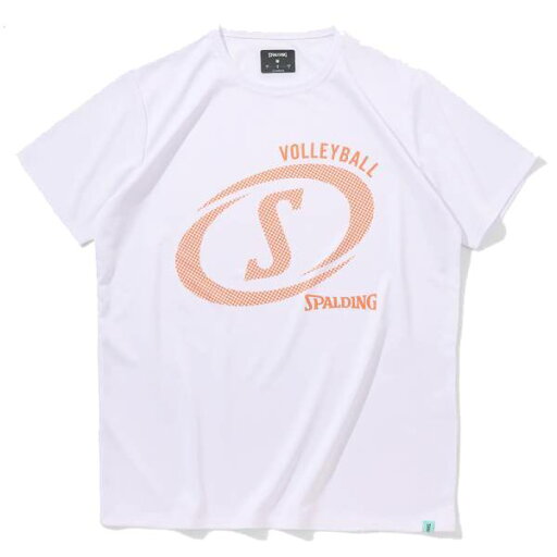 【全品ポイント3倍+最大1000円OFFクーポン】スポルディング SPALDING メンズ レディース バレーボールウエアー ファスト S 半袖Tシャツ SMT24020V ホワイト 【全品ポイント3倍+最大1000円OFFクーポン】スポルディング SPALDING メンズ レディース バレーボールウエアー ファスト S 半袖Tシャツ SMT24020V ホワイト