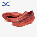 【全品ポイント3倍+最大999円OFFクーポン】ミズノ mizuno ランニングシューズ メンズ レディース ウエーブリベリオンプロ2 WAVE REBELLI...