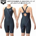【全品ポイント2倍+最大1500円OFFクーポン】アリーナ arena レディース フィットネス水着 ハーフスパッツ ぴったりパッド 着やストラップ ジオダイヤWR AS5SWF02L NVPP(4)