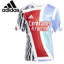 【全品ポイント3倍+最大1000円OFFクーポン】アディダス adidas ジュニア サッカーウェア キッズ アーセナル 半袖 プレマッチジャージー レプリカ ...