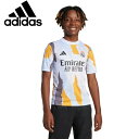 【全品ポイント3倍+最大1000円OFFクーポン】アディダス adidas ジュニア サッカーウエアー KIDS 24/25 レアルマドリード プレマッチジャー...