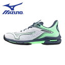 【全品ポイント3倍+最大1000円OFFクーポン】ミズノ MIZUNO テニスシューズ メンズ レディース ウエーブエクシードツアー6 OC WAVE EXCE...