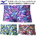 【全品ポイント3倍+最大999円OFFクーポン】ミズノ MIZUNO メンズ 競泳水着 練習用 ショートスパッツ エクサースーツ U-Fit N2MBC085