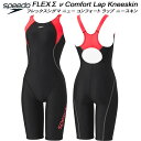 【スグに使える全品10%OFFクーポン】スピード speedo レディース フィットネス水着 ハーフスパッツ FLEXΣν COMFORT LAP KNEESKIN SFW12501 WM