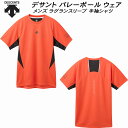 【全品ポイント3倍+最大1000円OFFクーポン】デサント DESCENTE メンズ レディース バレーボール トレーニング ラグランスリーブ 半袖シャツ DV...