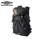 【全品ポイント3倍+最大999円OFFクーポン】アンブロ umbro バックパック(ボールネット付) UF5SBP02U-BKGD
