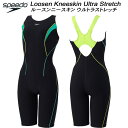 【10,000円以上で使える600円OFFクーポン】スピード speedo レディース フィットネス水着 オールインワン フィールアップ ルースンニースキン FEEL UP LOOSEN KNEESKIN SFW12560 CL