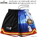 スポルディング SPALDING メンズ レディース バスケットボールウェア ワンピース ONE PIECE ジャージー ショーツ ルフィ&シャンクス SMP2...