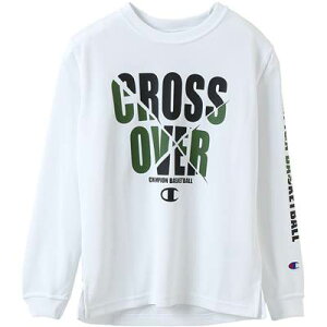 チャンピオンジュニアバスケットボールロングスリーブTシャツ長袖CK-NB418010