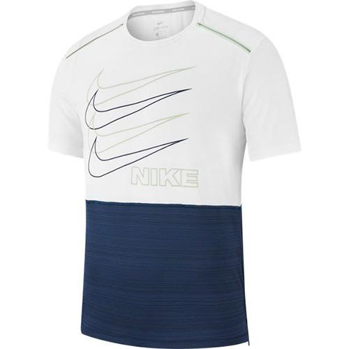 【最大10％OFFクーポン】 ナイキ NIKE メンズ ランニングウェア DRI-FIT ハイブリッド S/S マイラー BV4626 100