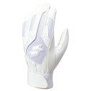 【全品ポイント3倍+最大2000円OFFクーポン】エスエスケイ SSK 野球 バッティンググローブ 高校野球対応 シングルバンド 両手 BG3004W 10(4)
