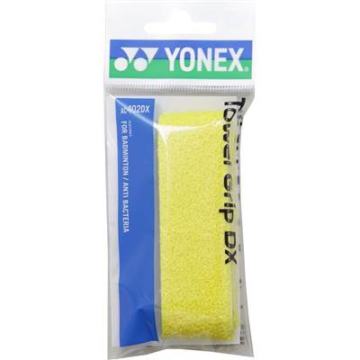 【全品ポイント3倍+最大700円OFFクーポン】ヨネックス YONEX バドミントン アクセサリー グリップテープ タオルグリップ イエロー AC402DX 004