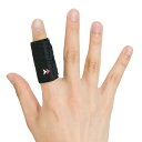 【スグに使える全品10%OFFクーポン】ザムスト ZAMST サポーター フィンガーラップ 1本指タイプ 左右兼用 Lサイズ 373803 BLK(4)
