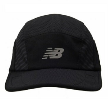 【P5倍+5%OFFクーポン】ニューバランス ユニセックス ランニング キャップ NB HANZO エアースルーキャップ JACR0600 BK