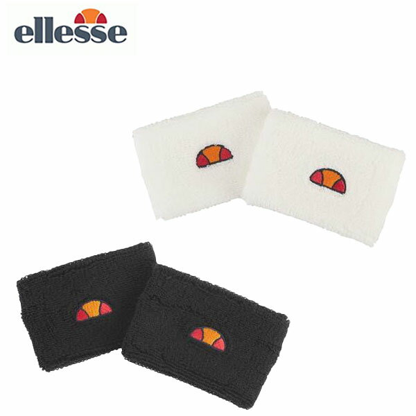 【全品P3倍+最大1000円OFFクーポン】エレッセ ellesse メンズ レディース テニス アクセサリー リストバンド 両手 2個入り EAC2510