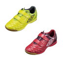 【全品ポイント3倍 最大600円OFFクーポン】アンブロ UMBRO ジュニア フットサル インドア シューズ ACR シーティ BL JR WIDE IN UU4PJB06