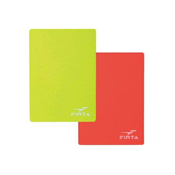 【全品10%OFFクーポン】フィンタ FINTA サッカー フットサル レフェリー 審判 警告 退場 イエロー レッド カード FT5986