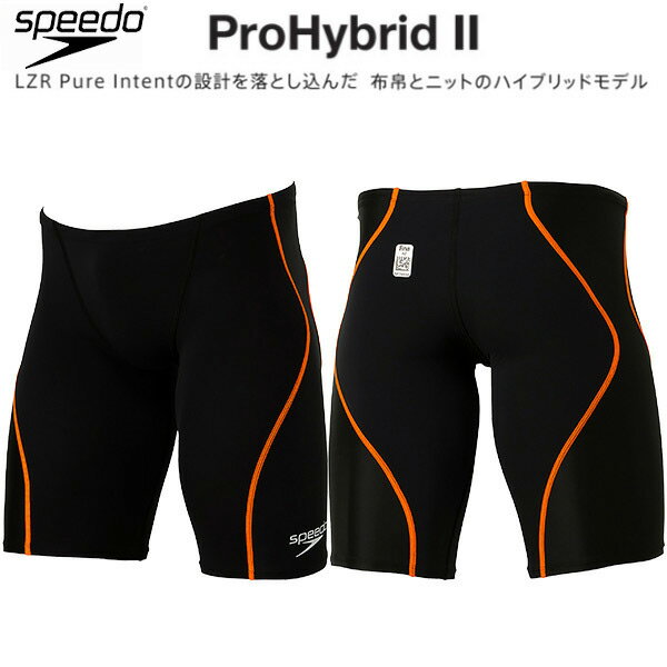 スピード speedo ジュニア 競泳水着 国際水泳連盟承認 レース用 ボーイズ/男の子 ハーフスパッツ PRO HYBRID2 SCB62201F K