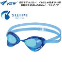【スグに使える全品10%OFFクーポン】ビュー SWIPE搭載 レーシング ノンクッション ミラーゴーグル Blade V121ESAM CBLBL(4)