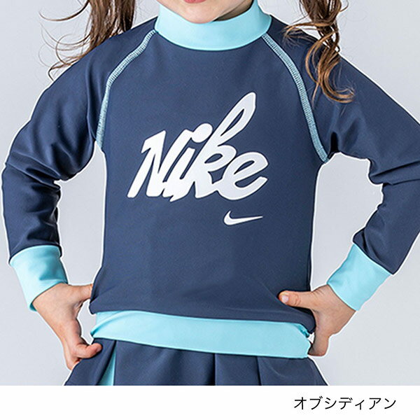 全品ポイント3倍+最大8%OFFクーポンナイキ NIKE ラッシュガード TODDLERロングスリーブ UV ラッシュガード 1981922 0008のサムネイル