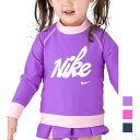 【楽天会員P10倍+300円OFFクーポン】ナイキ NIKE ラッシュガード TODDLERロングスリーブ UV ラッシュガード 1981922 0012