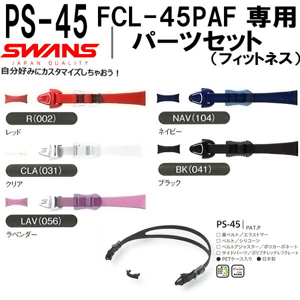 【全品ポイント3倍+3点以上で5%OFFクーポン】スワンズ SWANS ゴーグルパーツキット FCL-45PAF専用 PS45