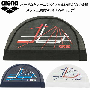 【全品P5倍+5%OFFクーポン】アリーナ arena 50th スイムキャップ メッシュキャップ ARN-3413