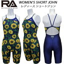 【楽天会員P5倍+全品5%OFFクーポン】RA レディース フィットネス水着 F-BACK SHORT JOHN RA123-SBLMA NV