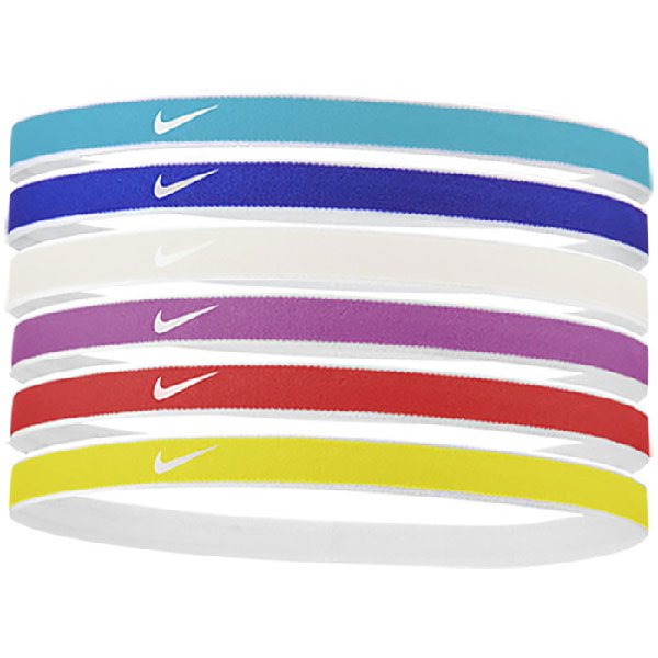 【全品ポイント2倍+最大1500円OFFクーポン】ナイキ NIKE スポーツアクセサリー チップスウッシュスポーツヘッドバンド 6本パック 2.0 BN2071 406