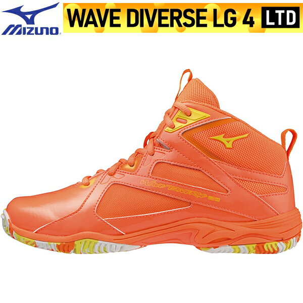 ʥݥ3+3ʾ5%OFFݥۥߥ MIZUNO եåȥͥ 塼 ֥С WAVE DIVERSE LG 4 LtdK1GF2375 35