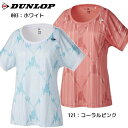 【全品ポイント3倍&3点以上で5%OFFクーポン】ダンロップ DUNLOP テニスウェア レディース ゲームシャツ DAP-1161W