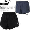 【全品ポイント3倍&3点以上で5%OFFクーポン】プーマ puma レディースランニングウェア RUN FAVORITE ウーブン 3インチ ショーツ W 521295 01