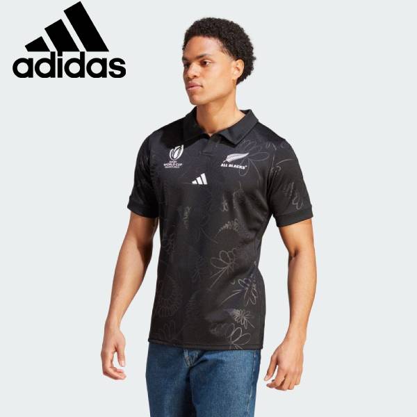 【全品ポイント3倍+最大2000円OFFクーポン】アディダス adidas ラグビーウエアー オールブラックス ホーム レプリカシャツ DCF10 HZ9776