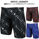 【楽天会員P5倍+全品5%OFFクーポン】H2OFIT メンズ 競泳水着 練習用 JAMMER ハーフスパッツ H2-J040623