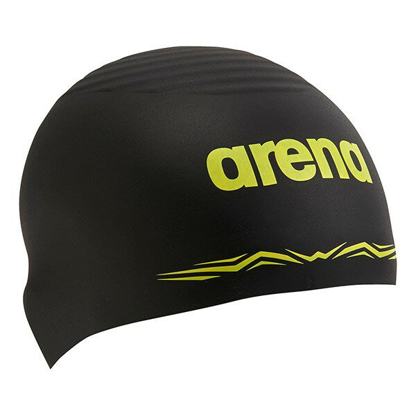 【最大10％OFFクーポン】 アリーナ arena トップレーシング ジュニア シリコンキャップ（AQUAFORCE WAVE CAP） ARN-0900J BLK